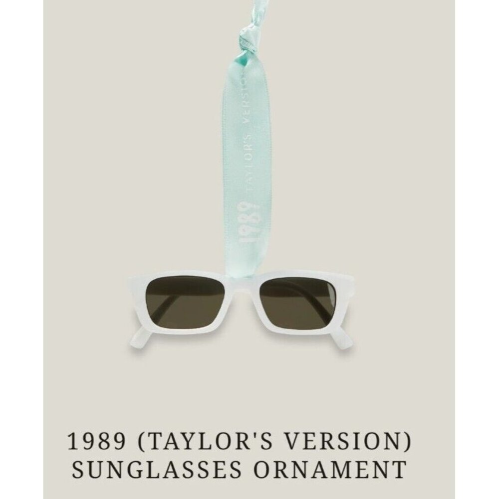 Taylor Swift 1989 Sunglasses Ornament Taylor Version NEW IN BOX